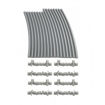 Spoorstaven R56 Halve cirkel met adapters Spoorstaven R56 Halve cirkel met adapters